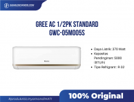 Gree AC 1/2 PK Standard GWC-05MOO5S Unit Only