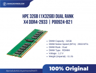 HPE Smart Memory Kit 32GB Dual Rank x4 DDR4-2933 CAS-21-21-21 Registered (P00924-B21)