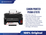 Canon Printer PIXMA G7070 InkTank Printer All-In-One