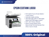 Epson EcoTank L6550 A4 Colour Wi-Fi Duplex All-in-One Printer