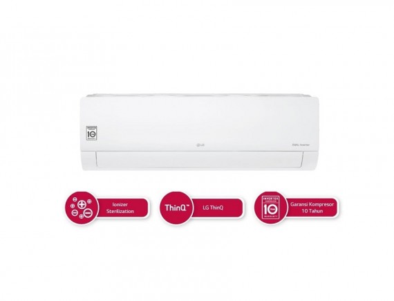 LG E10SV5 AC Split Plasma DUALCOOL with Watt Control-Smart 1 PK