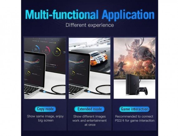 VENTION HDMI 2.0 Cable 10M Black Type AAGBL 