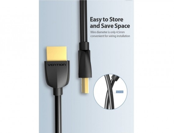 VENTION HDMI Cable 1.5M Black AAIBG