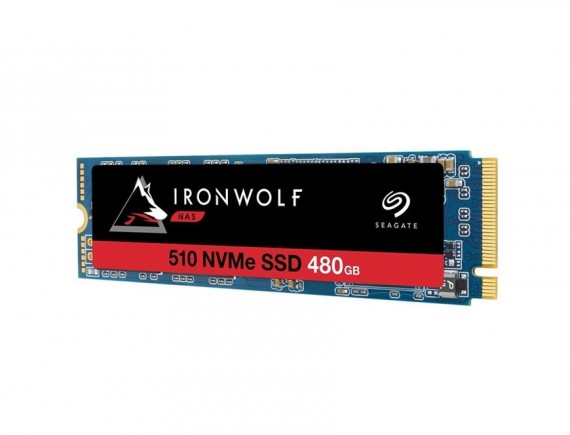 SEAGATE IRONWOLF  510 SSD + Rescue M2 NVME 480GB ZP480NM30011