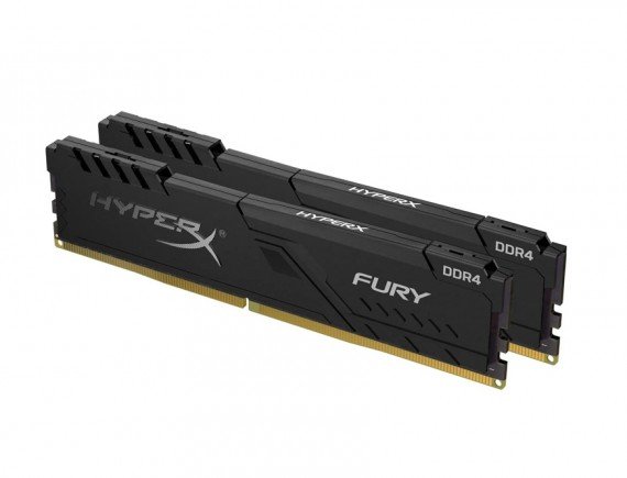 KINGSTON 8GB 3200MHz DDR4 CL16 DIMM (Kit of 2) HyperX FURY Black