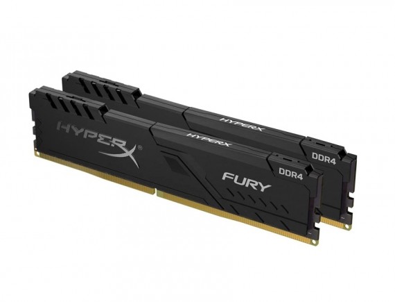 KINGSTON 16GB 3200MHz DDR4 CL16 DIMM (Kit of 2) 1Rx8 HyperX FURY Black