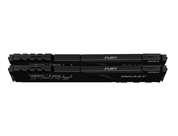 KINGSTON 8GB 2666MHz DDR4 CL16 DIMM (Kit of 2) 1Rx8 Kingston FURY BEAST Black