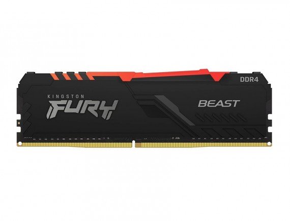 KINGSTON 16GB 3600MHz DDR4 CL16 DIMM (Kit of 2) 1Rx8 Kingston FURY BEAST RGB