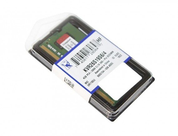 KINGSTON 4GB 2666MHz DDR4 Non-ECC CL19 SODIMM 1Rx4