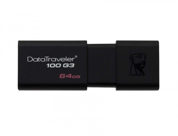 KINGSTON - 64GB DataTraveler 100 G3 USB 3.0