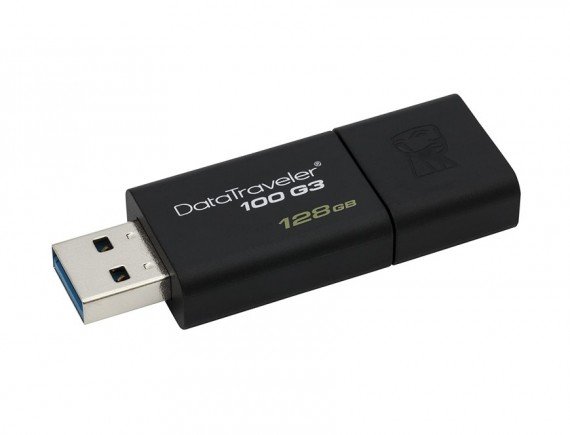 KINGSTON - 128GB DataTraveler 100 G3 USB 3.0