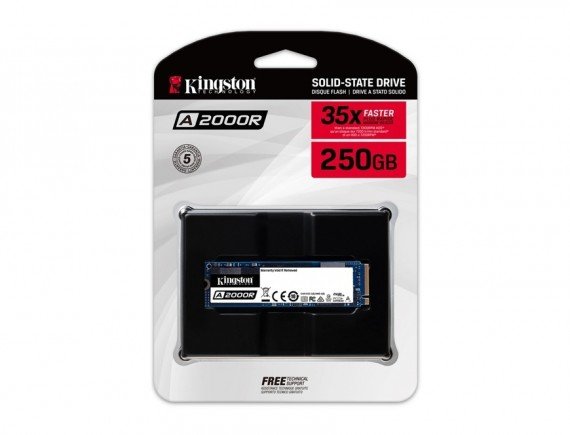 KINGSTON 250GB A2000 PCIe NVMe M.2 2280