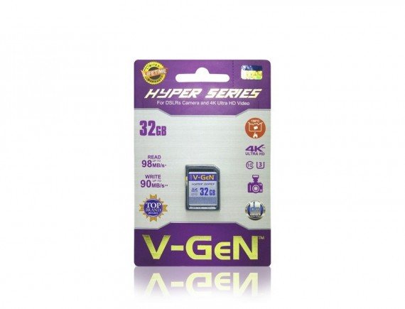 V-GeN Memory SDHC 32GB 3.0 UHS1 C3 HYPER