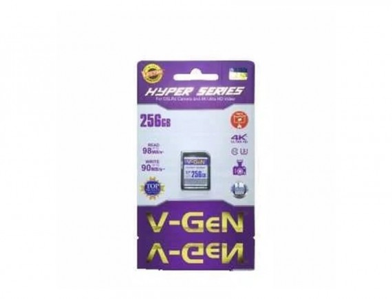 V-GeN Memory SDXC 256GB 3.0 UHS1 C3 HYPER
