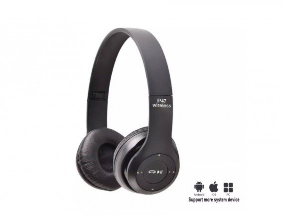SHARK - P47 Wireless Bluetooth Headphone For Android 4 In 1 Multifunctional 
