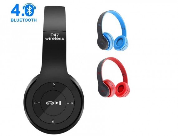 SHARK - P47 Wireless Bluetooth Headphone For Android 4 In 1 Multifunctional 