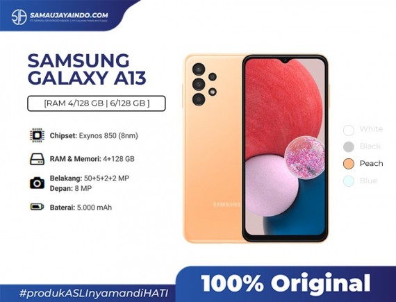Samsung Galaxy A13 | 4/128GB - Garansi Resmi 