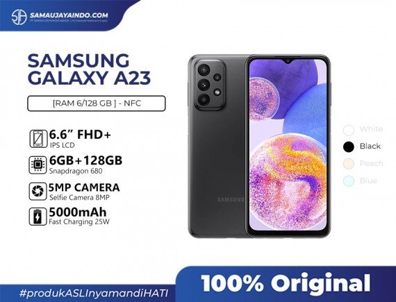 Samsung Galaxy A23 | 6/128 NFC - Garansi Resmi 