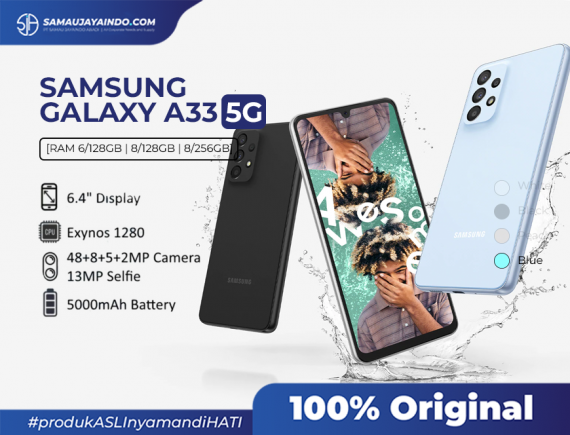 Samsung Galaxy A33 5G | 6/128 NFC - Garansi Resmi 