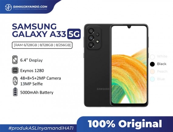 Samsung Galaxy A33 5G | 6/128 NFC - Garansi Resmi 