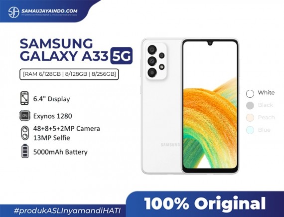 Samsung Galaxy A33 5G | 6/128 NFC - Garansi Resmi 