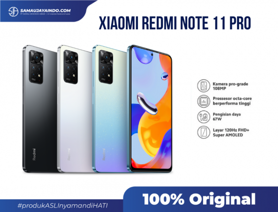 Xiaomi Redmi Note 11 Pro 8/128 GB - Garansi Resmi 