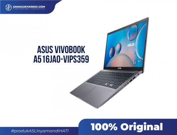 ASUS A516JAO-VIPS359 - UMA SERIES - Core i3-1005G1 / 512G PCIE + HDD HOUSING / 4GB DDR4 / SLATE GREY / 15.6