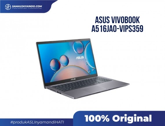 ASUS A516JAO-VIPS359 - UMA SERIES - Core i3-1005G1 / 512G PCIE + HDD HOUSING / 4GB DDR4 / SLATE GREY / 15.6