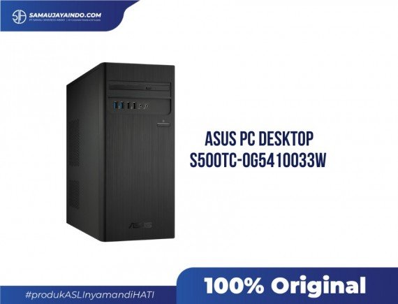 ASUS PC S500TC-0G5410033W - DT - G5905/ 4GB/ 1TB/ WIN 11 HOME/ 2Y/ NO ODD/ 300W + LCD 19.5