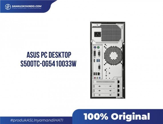 ASUS PC S500TC-0G5410033W - DT - G5905/ 4GB/ 1TB/ WIN 11 HOME/ 2Y/ NO ODD/ 300W + LCD 19.5