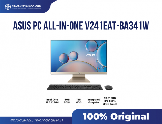 ASUS AIO V241EAT-BA341W - i3-1115G4/ 4GB/ 1TB/ 23.8