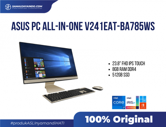 ASUS AIO V241EAT-BA785WS - i7-1165G7/ 8GB/ 512GB SSD/ 23.8