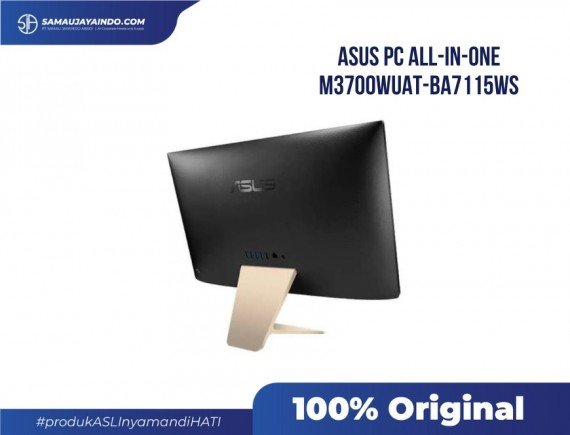 Asus AIO M3700WUAT-BA7115WS - AMD R7-5700U/ 16GB/ 1TB + 512GB SSD/ 27” Touch/ Win 11 Home/ OHS/ 2Y / No DVD/ Black