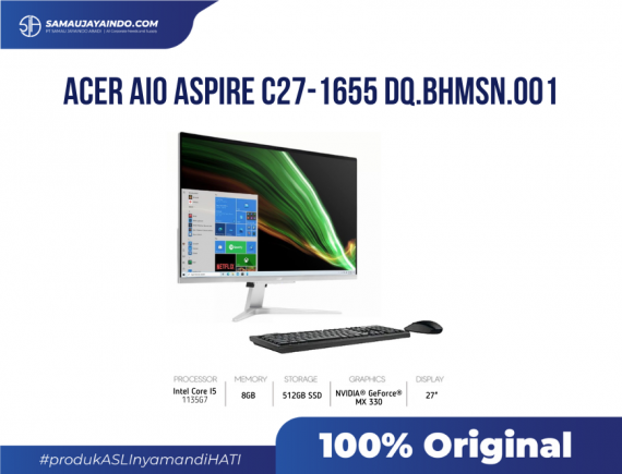 ACER AIO DQ.BHMSN.001 - Aspire C27-1655 i5-1135G7 / 512GB / 8GB / 27