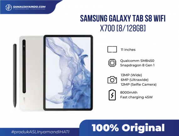 Samsung Galaxy Tab S8 | X 700 | 8/128GB WIFI