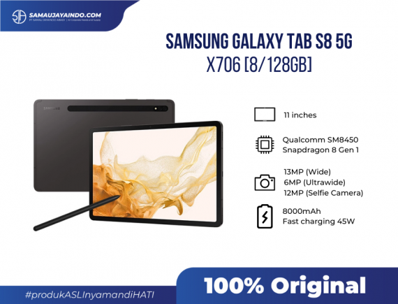 Samsung Galaxy Tab S8 | X 706 | 8/128 GB 5G