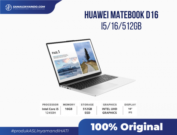 Huawei - Matebook D16 i5/16/512GB