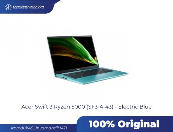 Acer Swift 3 Ryzen 5000 (SF314-43) Pure Silver,Electric Blue