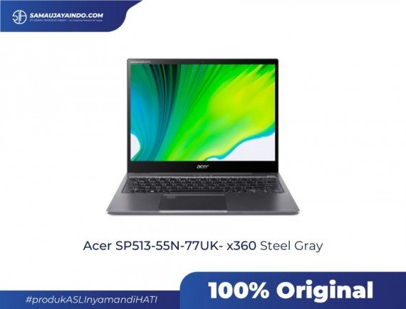 Acer Spin Lite SP513-55N-77UK- x360 Steel Gray