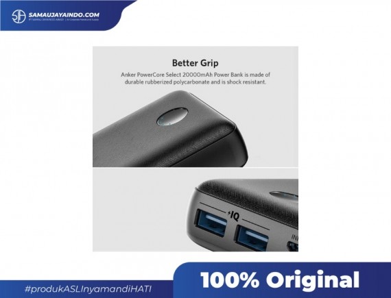 ANKER - PowerBank Anker PowerCore Select 20000 mAh Black - A1363