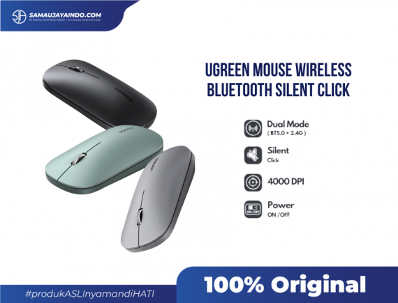 Ugreen Mouse Wireless Bluetooth Silent Click