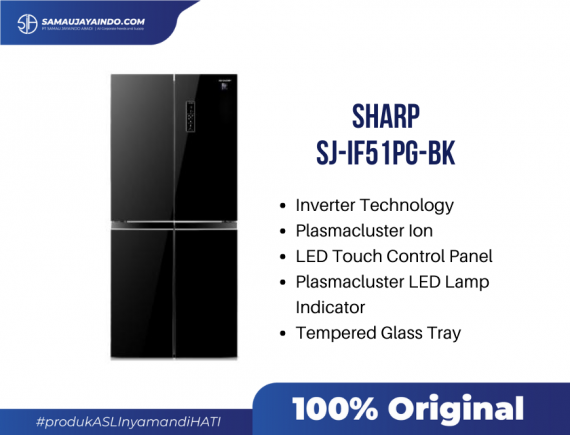 SHARP REFRIGERATOR SJ-IF51PG-BK