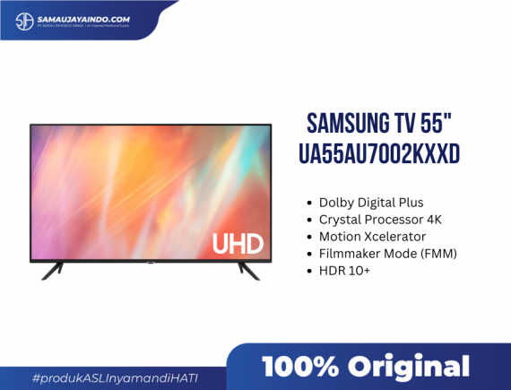 SAMSUNG 55'' UHD 4K Smart TV UA55AU7002KXXD
