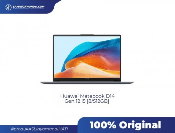 Huawei Matebook D14 Gen 12 i5 8GB RAM 512GB SSD