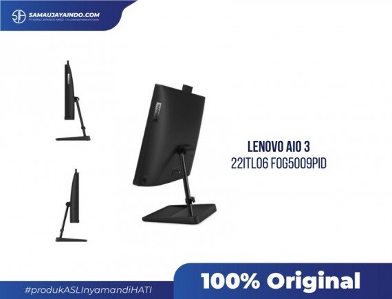 Lenovo AIO 3 22ITL06 F0G5009PID (Black) [i5-1135G7 Iris Xe 4GB RAM 512GB SSD]