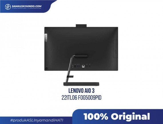 Lenovo AIO 3 22ITL06 F0G5009PID (Black) [i5-1135G7 Iris Xe 4GB RAM 512GB SSD]