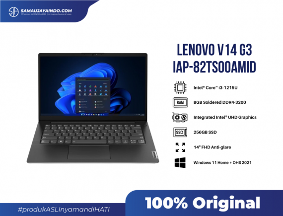 Lenovo V14 G3 IAP-82TS00AMID [Intel Core i3-1215U, 8GB RAM, 256GB SSD]