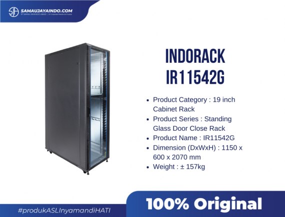 INDORACK Close Rack 42U depth 1100mm N10