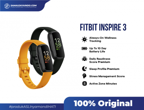 Fitbit Inspire 3 Smartwatch - Health & fitness tracker