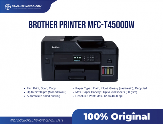 Brother Printer Ink Tank MFC-T4500DW 